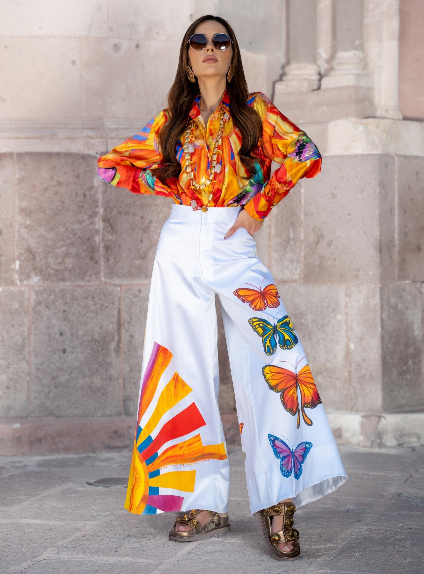 Blusa Seda Almas Guerreras