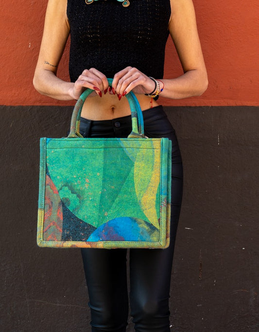 Bolso Grande Lana Seda
