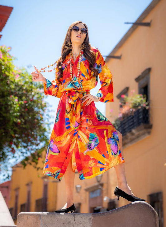 Kimono Seda Almas Guerreras