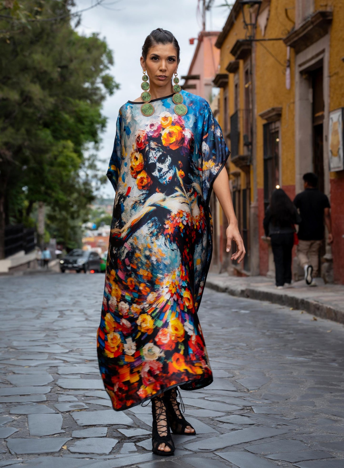 Vestido Seda Catrina